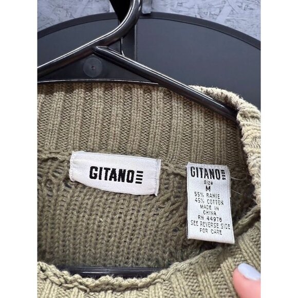 Gitano Vintage Green Knit Sweater - Picture 3 of 4